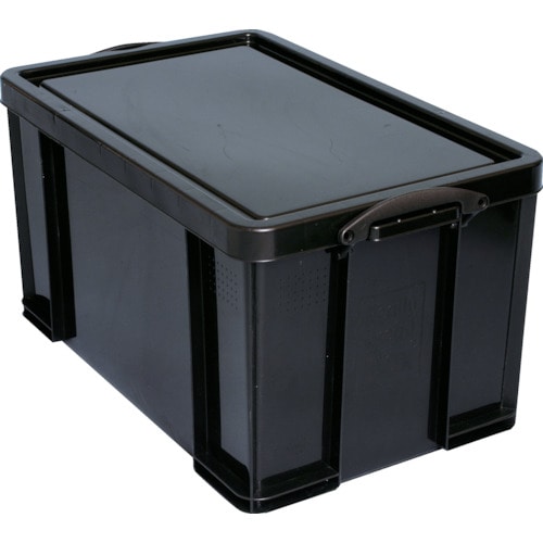 トラスコ中山 RUP コンテナ Really Useful Box 84L ブラック(ご注文単位1個)【直送品】