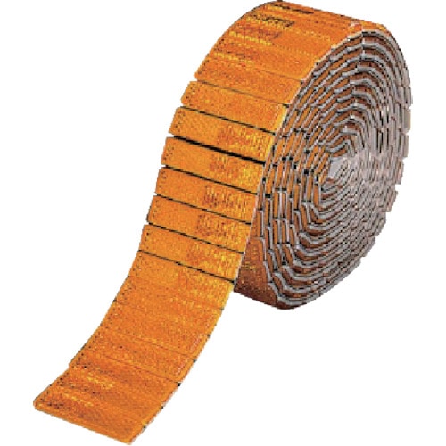 トラスコ中山 ユニット レフテープ(アンバー) アクリル 50mm幅×2.5m巻(ご注文単位1巻)【直送品】