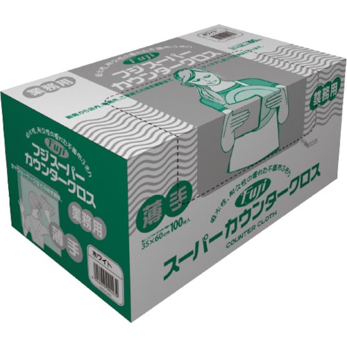 トラスコ中山 フジ フジスーパーカウンタークロス 薄手 ピンク(ご注文単位1箱)【直送品】