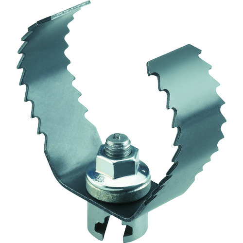 トラスコ中山 RIDGID 排水管掃除機用パーツ シャークカッタ(75mm)ブレード T‐150‐1(ご注文単位1個)【直送品】