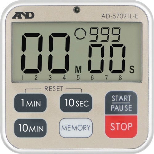 トラスコ中山 A&D 100分形防水インターバルタイマー AD-5709TL-E(ご注文単位1台)【直送品】
