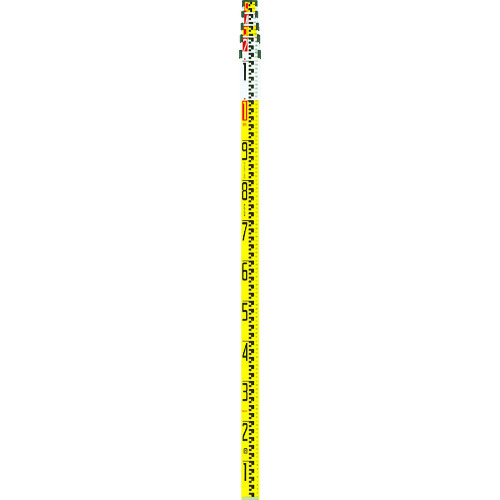 トラスコ中山 マイゾックス アルミスタッフ サンアルゴーイエロー5m×5段 ISO対応(ご注文単位1本)【直送品】