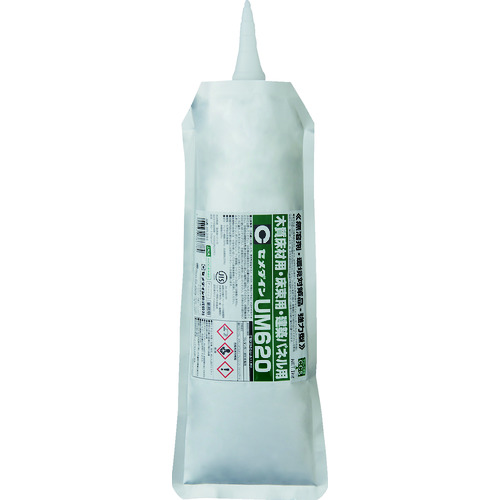 トラスコ中山 セメダイン UM620 (淡黄色) アルミ袋 1kg (木質床材用・床束用)AR-244(ご注文単位1本)【直送品】