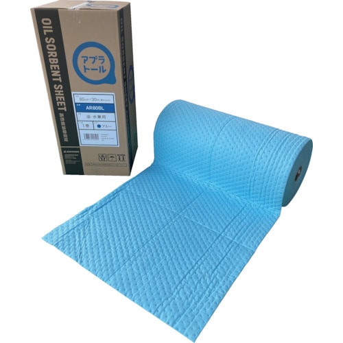 トラスコ中山 JOHNAN 油吸収材アブラトール ロール(ご注文単位1巻)【直送品】