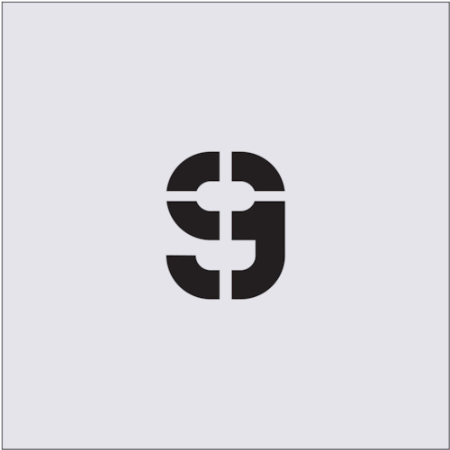 トラスコ中山 IM ステンシル 9 文字サイズ50×40mm(ご注文単位1枚)【直送品】