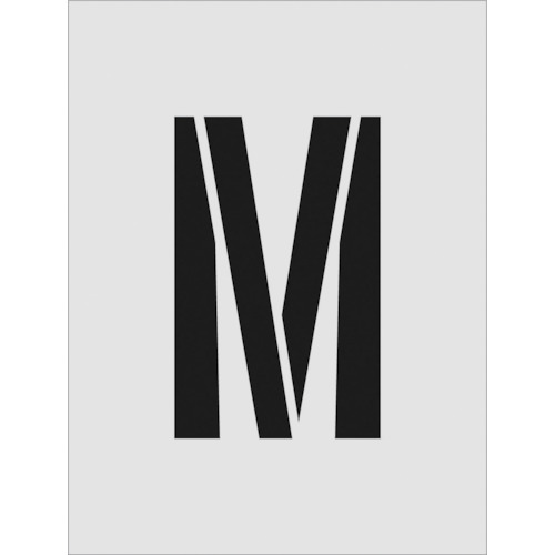 トラスコ中山 IM ステンシル M 文字サイズ250×125mm(ご注文単位1枚)【直送品】
