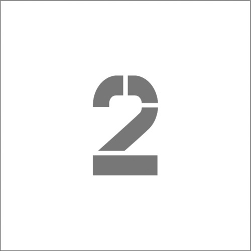 トラスコ中山 IM ステンシル マグネット 2 文字サイズ50×40mm(ご注文単位1枚)【直送品】
