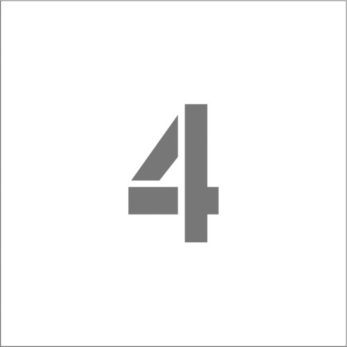 トラスコ中山 IM ステンシル マグネット 4 文字サイズ150×95mm(ご注文単位1枚)【直送品】