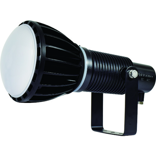 トラスコ中山 日動 エコビックLED投光器100W 常設用 ワイド アース付 電線2m 本体黒、電球黒(ご注文単位1台)【直送品】