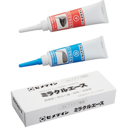 トラスコ中山 セメダイン メタルロック ミラクルエース 200gセット AY-124(ご注文単位1セット)【直送品】