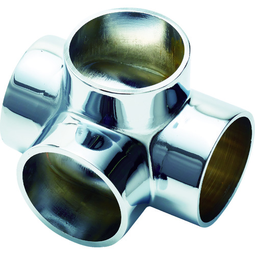トラスコ中山 フジテック パイプ継手四方エルボ・32mm(ご注文単位1個)【直送品】