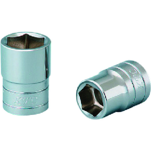 トラスコ中山 KTC 12.7sq.ソケット(六角)パック・台紙仕様 差込角12.7mm B4-30袋入り（ご注文単位1個）【直送品】