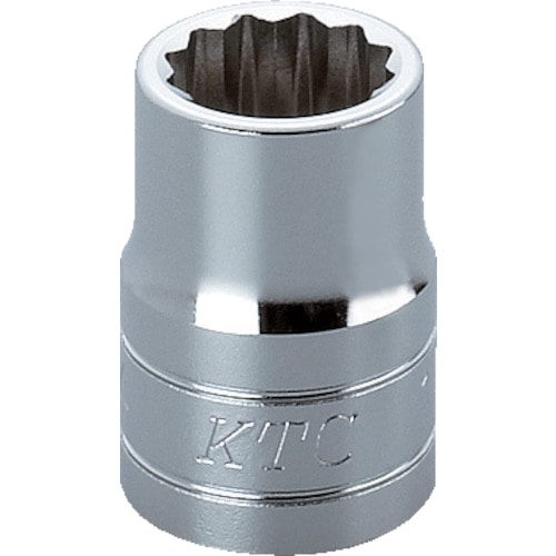 トラスコ中山 KTC 12.7sq.ソケット(十二角) 対辺寸法30mm 差込角12.7mm 全長42mm（ご注文単位1個）【直送品】