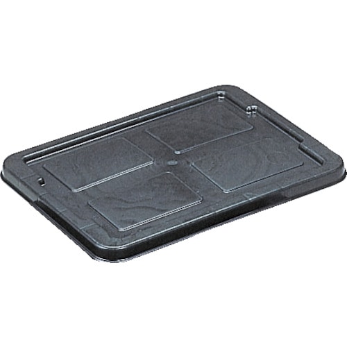 トラスコ中山 リス BE型導電コンテナーB-10蓋 131184 ブラック(ご注文単位1枚)【直送品】