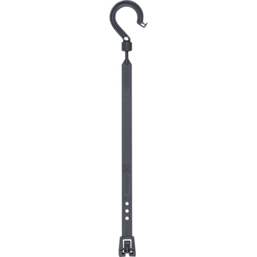 トラスコ中山 日動 万能フッカー 300mm 丸フック付 【グレー】(ご注文単位1本)【直送品】