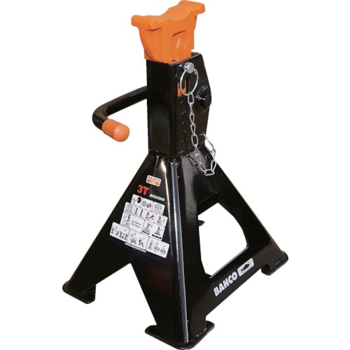 トラスコ中山 バーコ 10tオートジャッキスタンド(ご注文単位1セット)【直送品】