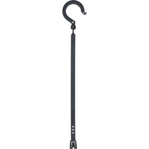 トラスコ中山 日動 万能フッカー 400mm 単管フック付 【グレー】(ご注文単位1本)【直送品】