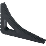 トラスコ中山 COMADECO BLOCKYSTAR ドアストッパー ブラック(ご注文単位1個)【直送品】