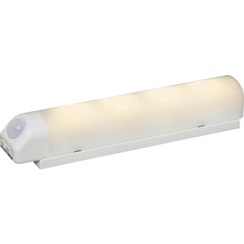 トラスコ中山 IRIS 522488 乾電池式LED屋内センサーライト ホワイト ウォールタイプ 電球色(ご注文単位1台)【直送品】