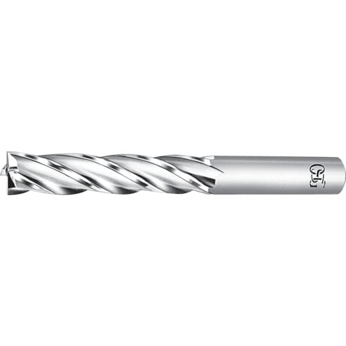 トラスコ中山 OSG ハイススクエアエンドミル 4刃センタカット ロング 刃径10mm シャンク径10mm 81020(ご注文単位1本)【直送品】