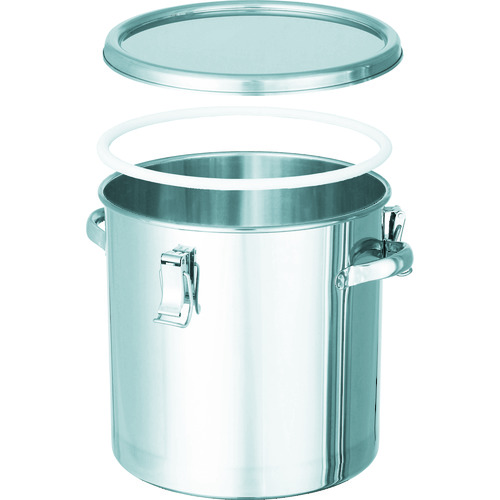 トラスコ中山 日東 ステンレスタンクPTFEパッキン付式保存タンク15L(ご注文単位1個)【直送品】