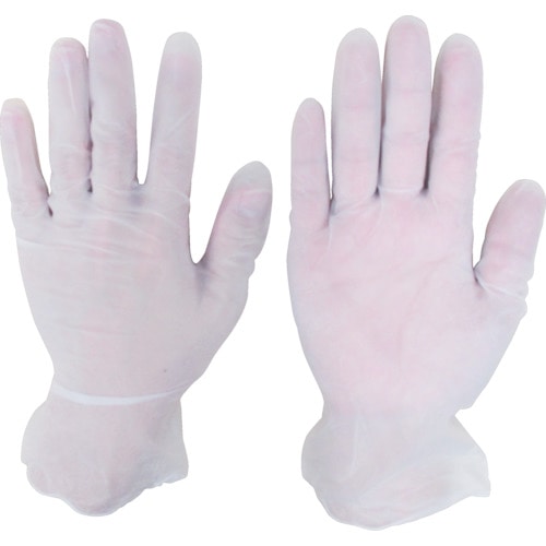トラスコ中山 シンガー プラスチックグローブNo8100PF SSサイズ (100枚入)(ご注文単位1箱)【直送品】