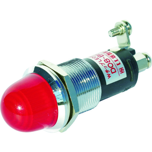 トラスコ中山 サカズメ ランプ交換型LED表示灯(AC/DC24V接続) 赤 Φ16(ご注文単位1個)【直送品】