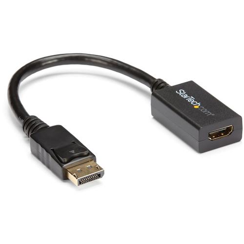 トラスコ中山 スターテック ディスプレイアダプター/DP - HDMI/1900x1200/21cmケーブル(ご注文単位1袋)【直送品】