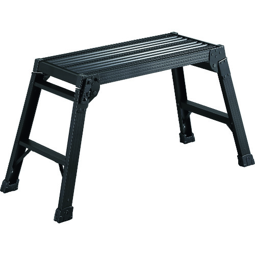 トラスコ中山 ハセガワ アルミ製 足場台 ブラック 211-6028(ご注文単位1台)【直送品】