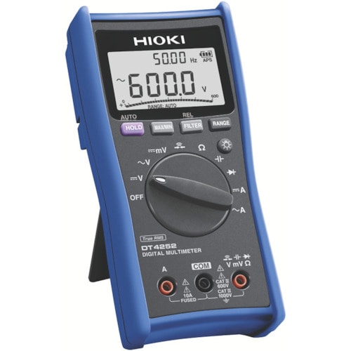 トラスコ中山 HIOKI デジタルマルチメータ DT4252(ご注文単位1台)【直送品】