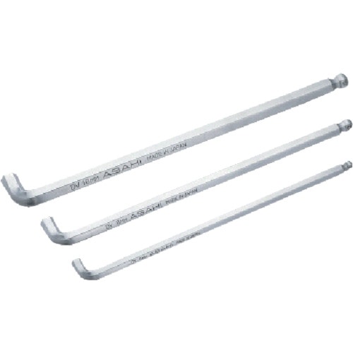 トラスコ中山 ASH ロングボールダックスキー六角棒レンチ5mm（ご注文単位1本）【直送品】
