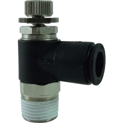 トラスコ中山 チヨダ ファイブスピードコントローラα メーターアウト10mm・R3/8(ご注文単位1個)【直送品】