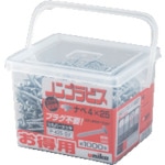 トラスコ中山 ユニカ ノンプラビス 得用パック シルバーサラ F-432-SV (750本入)(ご注文単位1パック)【直送品】