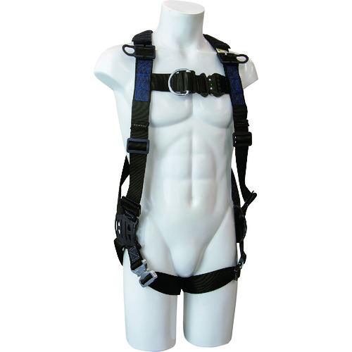 トラスコ中山 タイタン ハーネス型墜落制止用器具(胴ベルトなし) 3D Harness フロントD環付 L（ご注文単位1本）【直送品】