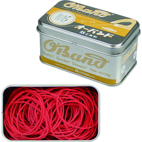 トラスコ中山 オーバンド シルバー缶 30g #16 レッド(ご注文単位1缶)【直送品】