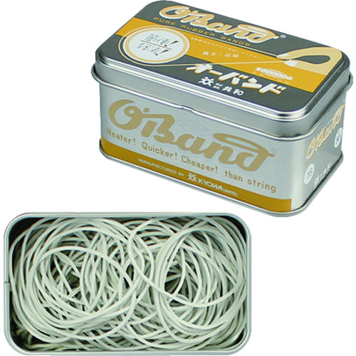 トラスコ中山 オーバンド シルバー缶 30g #16 ホワイト(ご注文単位1缶)【直送品】