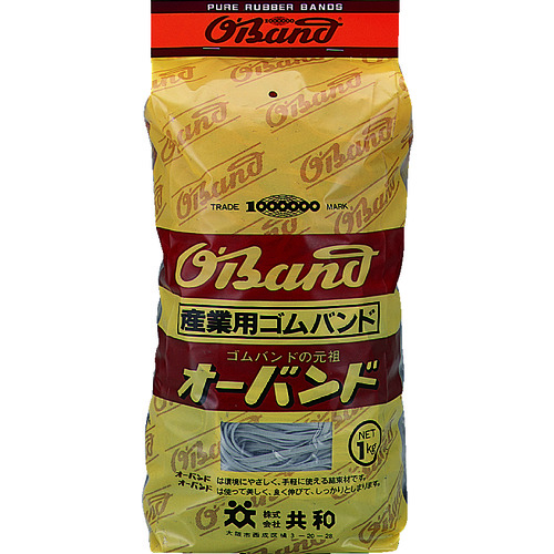 トラスコ中山 オーバンド 耐油性 #360 灰 1kg袋 (約980本入)(ご注文単位1袋)【直送品】