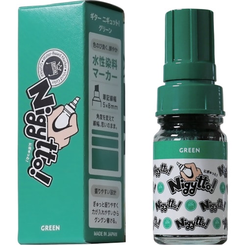 トラスコ中山 マジックインキ ギター ニギュット グリーン(ご注文単位1本)【直送品】