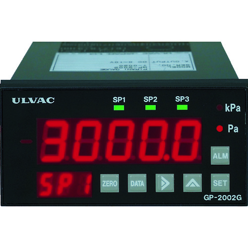 トラスコ中山 ULVAC ピラニ真空計(デジタル仕様) GP-2001G/WP-01(ご注文単位1セット)【直送品】