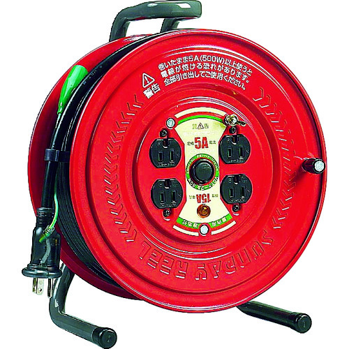 トラスコ中山 ハタヤ サンデーリール 単相100Vアース付 30m(ご注文単位1台)【直送品】