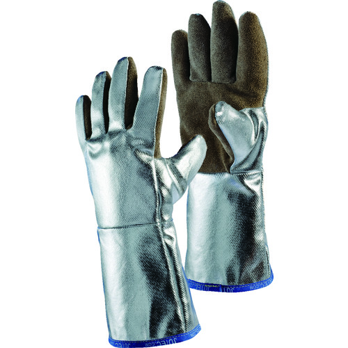 トラスコ中山 JUTEC 耐熱手袋 アルミナイズドレザー XL(ご注文単位1組)【直送品】