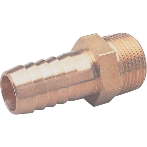 トラスコ中山 ASOH ホースニップル PT1/8XΦ12（ご注文単位1個）【直送品】