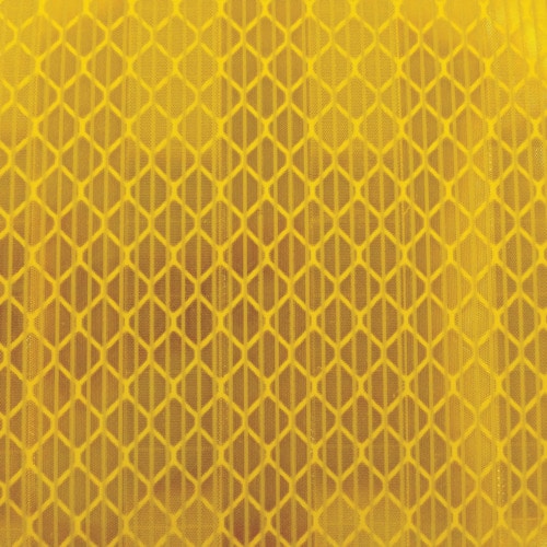 トラスコ中山 TRUSCO 高輝度反射シート カプセルレンズ型 455mmX227mm 黄(ご注文単位1シート)【直送品】