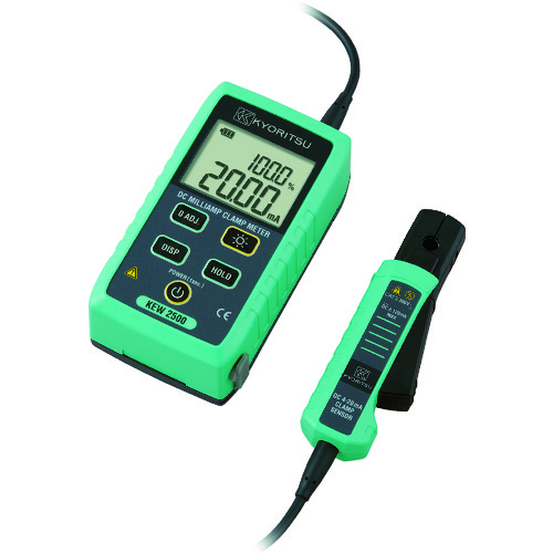 トラスコ中山 KYORITSU 2500 DCミリアンペアクランプメータ(ご注文単位1台)【直送品】