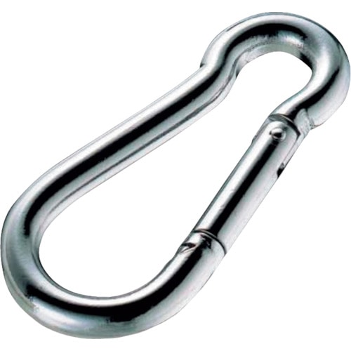 トラスコ中山 ふじわら カラビナフック 4mm(ご注文単位1個)【直送品】