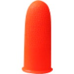 トラスコ中山 プラス 35957)指サックM KM-302K オレンジ 10個入(ご注文単位1パック)【直送品】