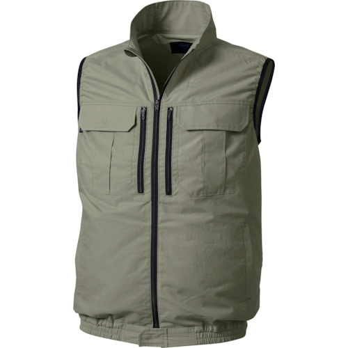 トラスコ中山 空調服 空調服 ベスト カーキグリーン 3L(ご注文単位1着)【直送品】