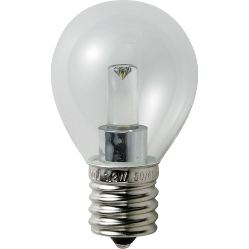 トラスコ中山 ELPA 電球(LED) LED電球S形E17 明るさ55lm クリア昼白色相当(ご注文単位1個)【直送品】