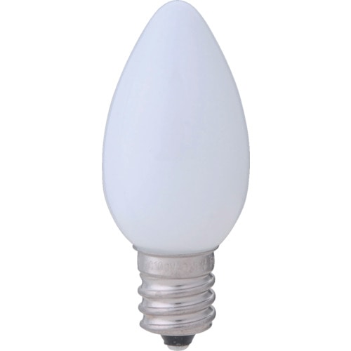 トラスコ中山 ELPA 電球(LED) LED電球ローソク形E12 明るさ18lm 昼白色相当(ご注文単位1個)【直送品】