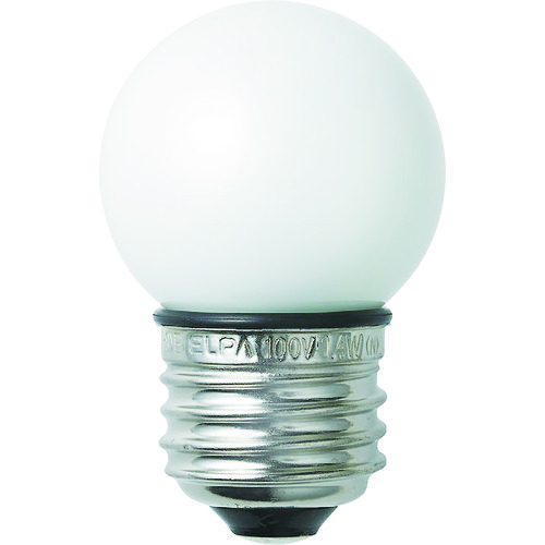 トラスコ中山 ELPA 電球(LED) LED電球G40形防水E26 明るさ60lm 昼白色相当(ご注文単位1個)【直送品】
